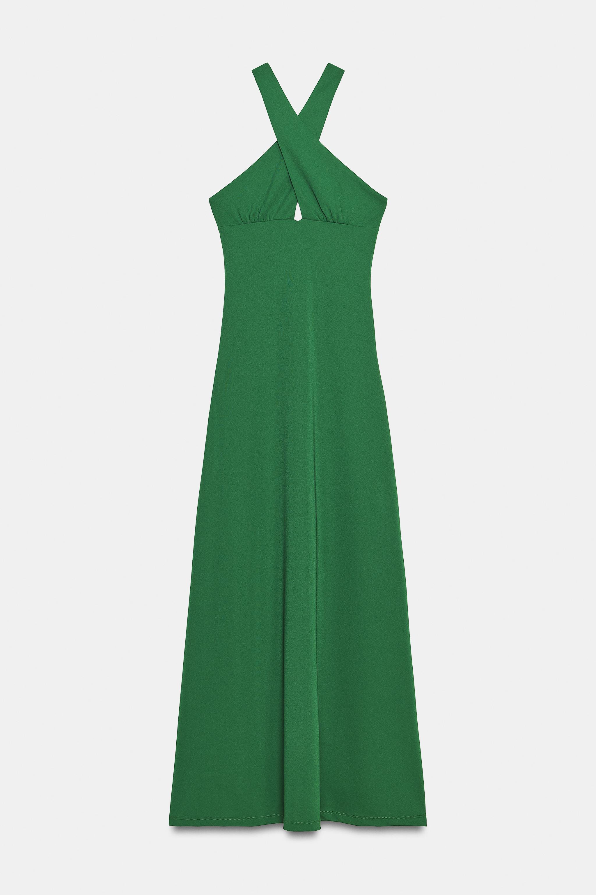 FLOWY WRAP DRESS